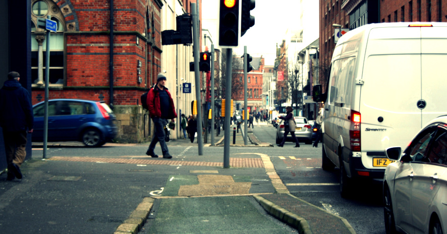 May Street's cluttered former crossing