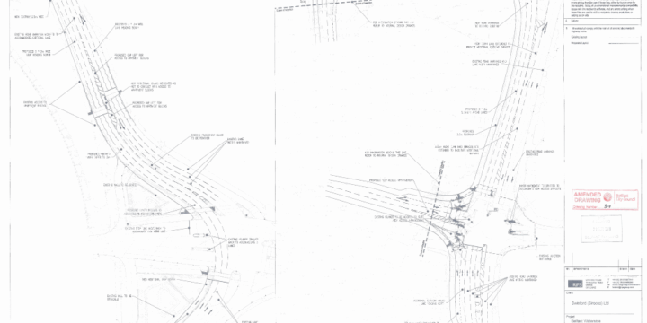 From document "37 Proposed Road Layout A1" reproduced from Planning Portal for purposes of consultation, published 25/05/2018, LA04/2018/0448/F