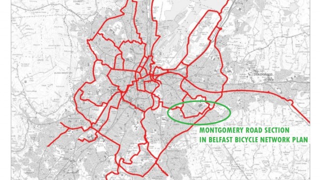 Montgomery Road in Belfast Bicycle Network Plan Montgomery Road in Belfast Bicycle Network Plan