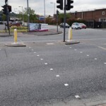 Crossing point from Castlereagh Road to Montgomery Road Crossing point from Castlereagh Road to Montgomery Road